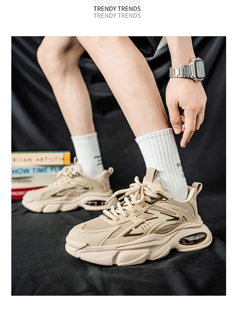 Atmungsaktive Plateau-Sneaker für Herren mit Dämpfung detail 19