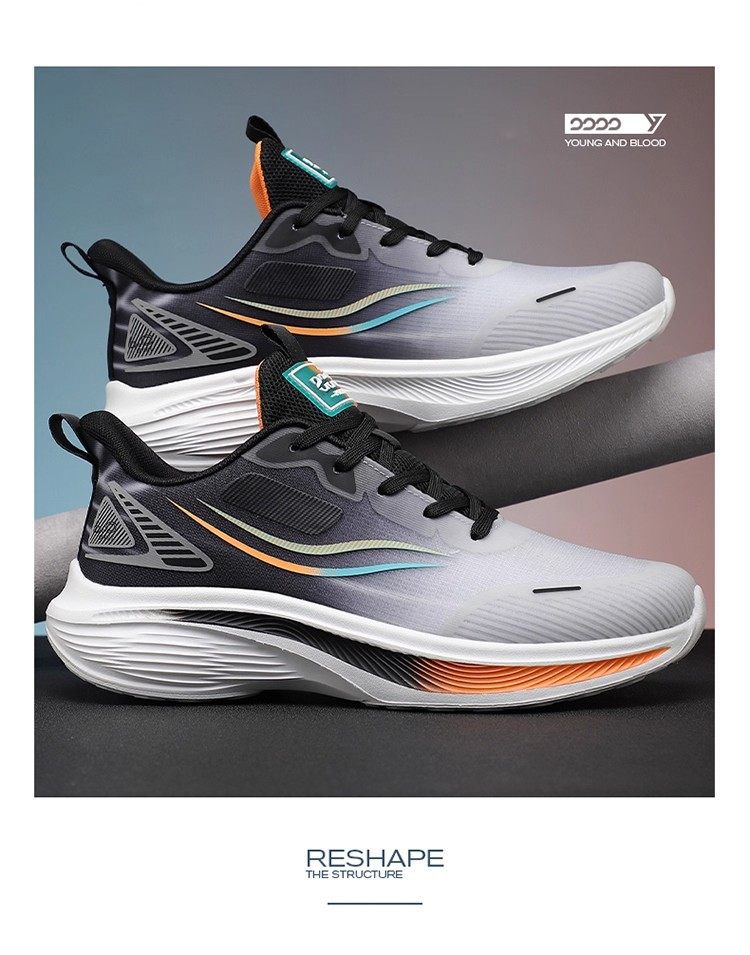 Atmungsaktive gedämpfte Laufschuhe für Herren detail 10