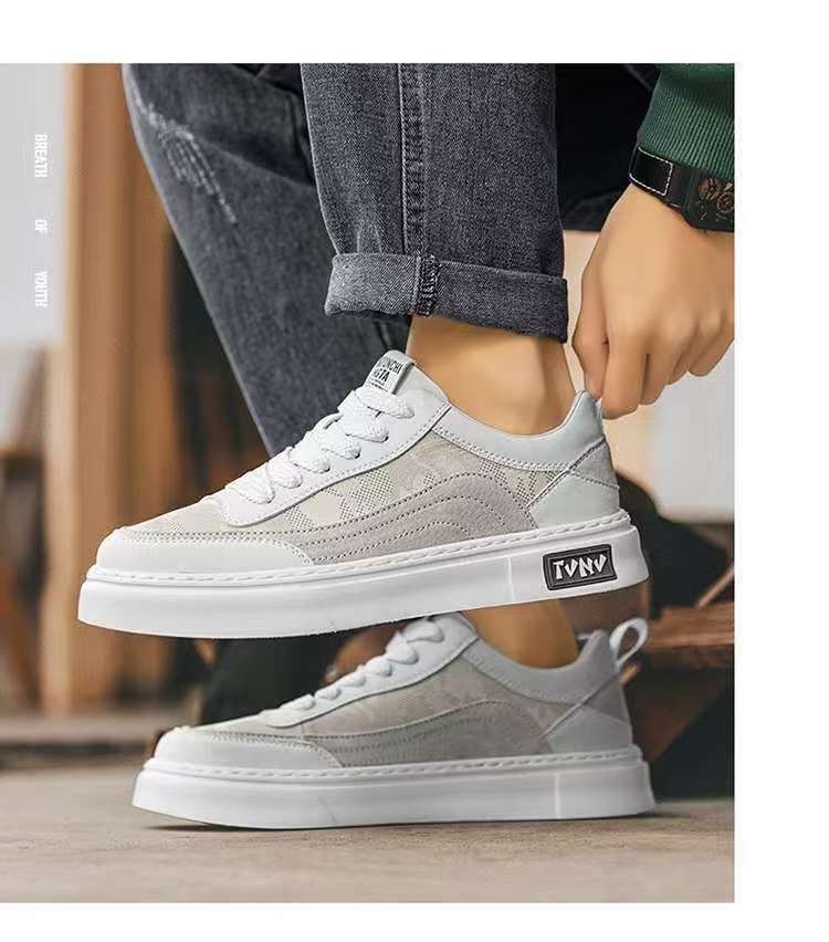 Scarpe casual da uomo stringate e traspiranti con plateau detail 3