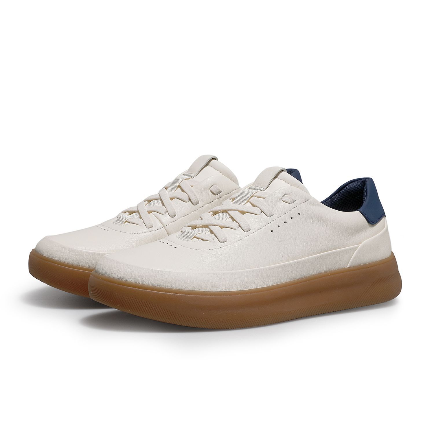 Unisex Minimalistische Freizeitschuhe aus PU-Leder mit Schnürung 6