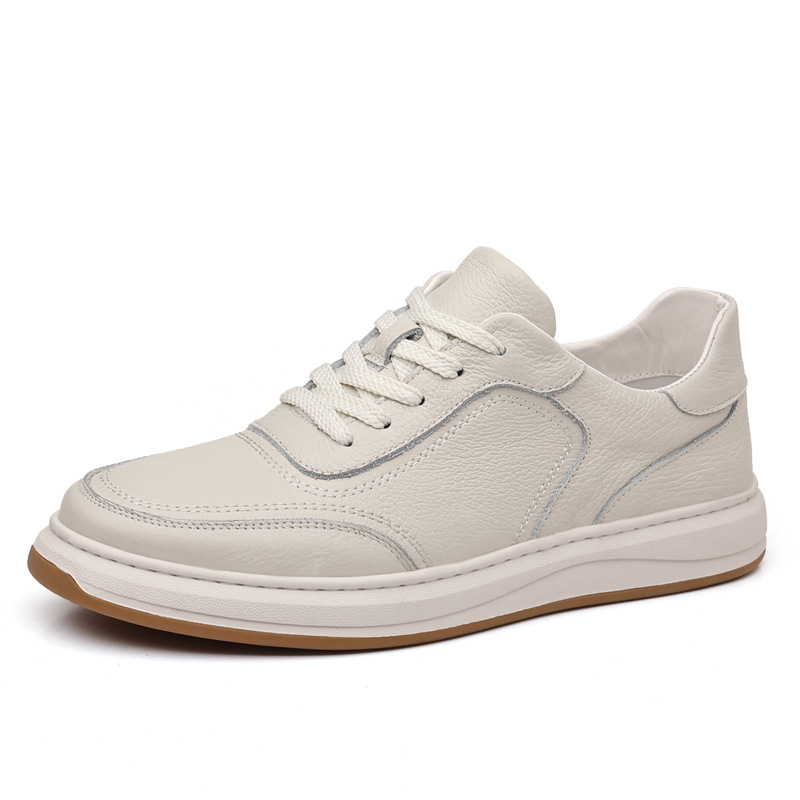 Scarpe casual da uomo in pelle stringate e antiscivolo 6