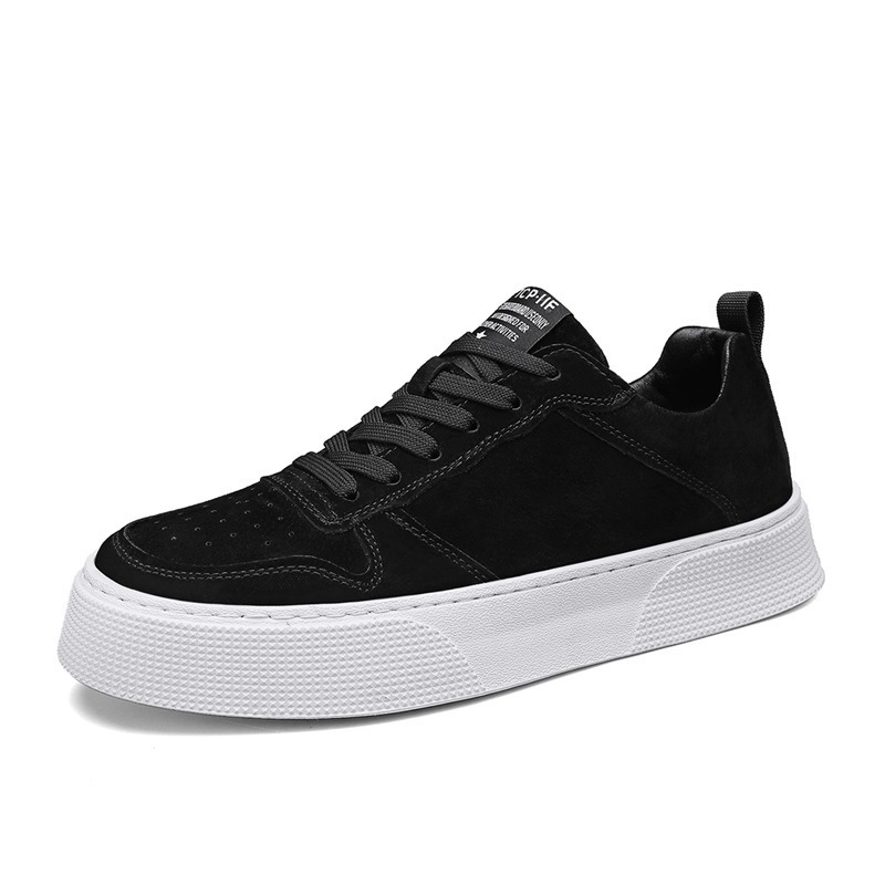 Atmungsaktive Herren-Skateschuhe mit Schnürung & Plateau 6