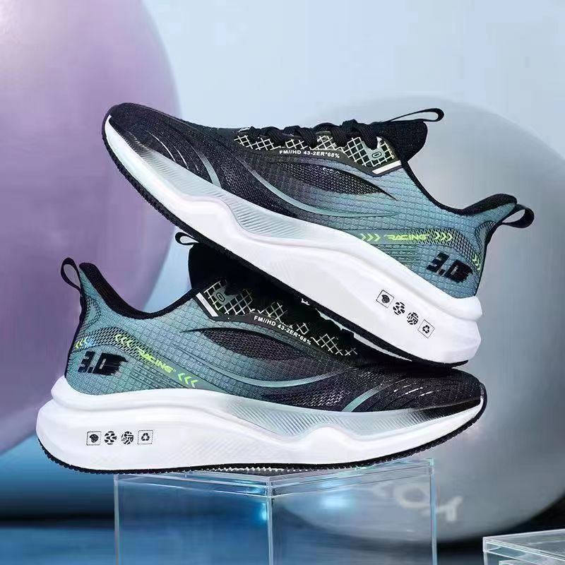 Men's Breathable Cushioned Mesh Running Shoes detail 9