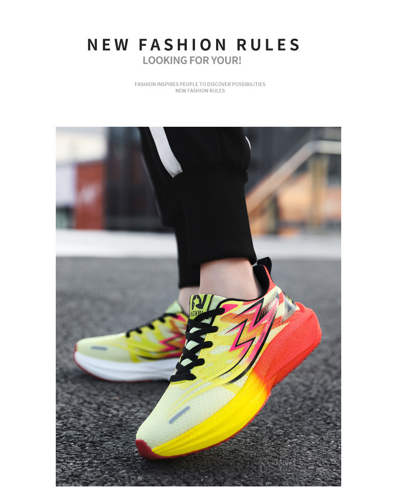 Scarpe da corsa unisex leggere e traspiranti con lacci detail 11