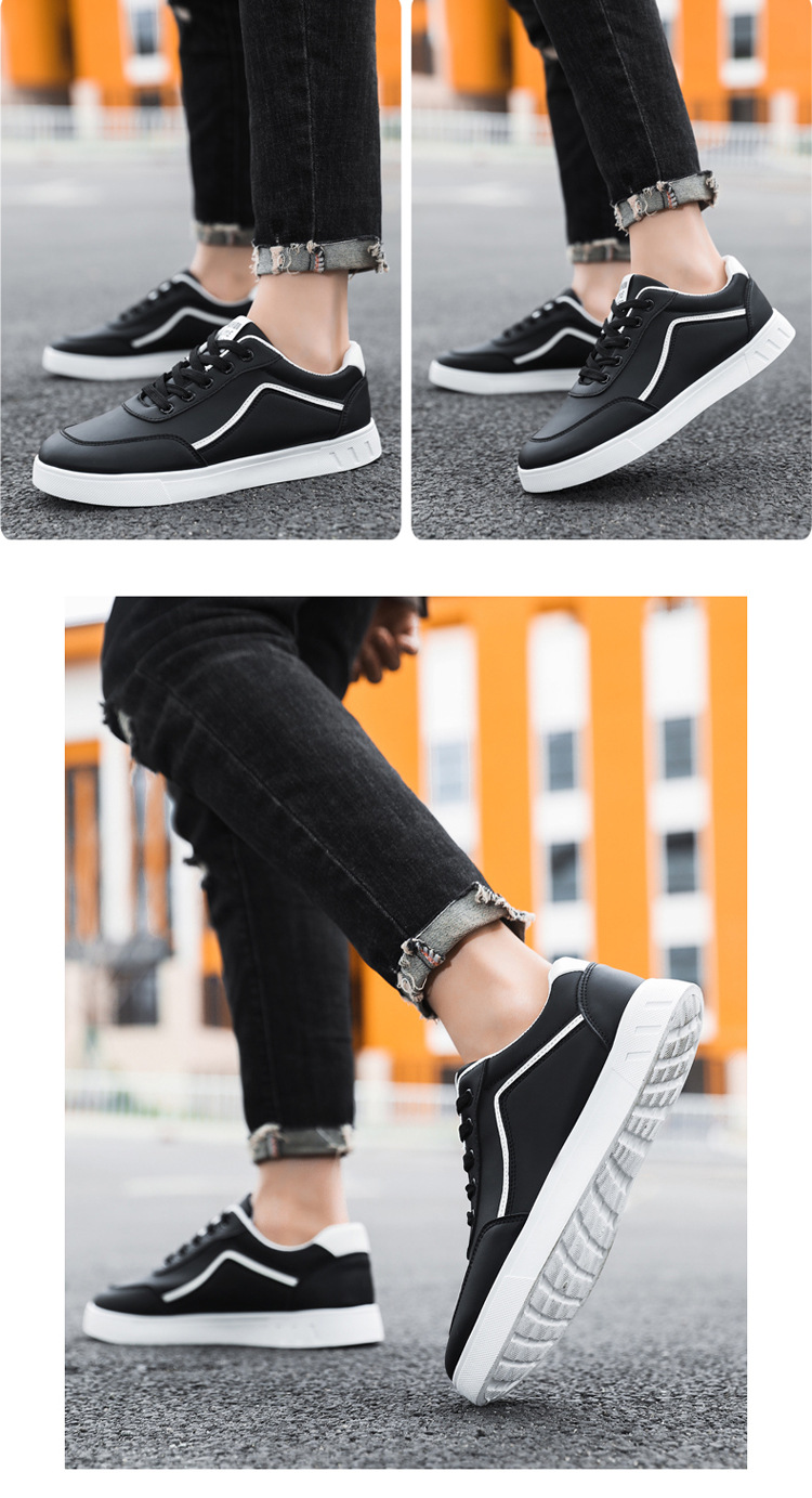 Men's Colorblock Lace-Up Casual Shoes detail 14
