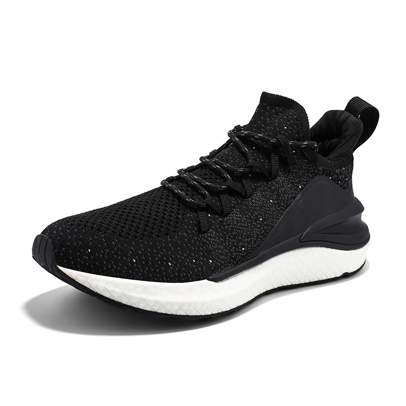 Heren hardloopschoenen van ademend knit-materiaal met demping 5