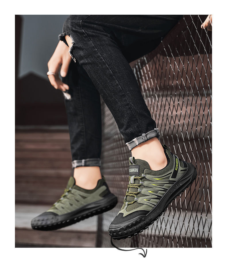 Men's Breathable Mesh Cushioned Athletic Shoes detail 1