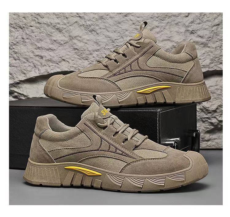 Men's Breathable Lace-Up Casual Shoes detail 8