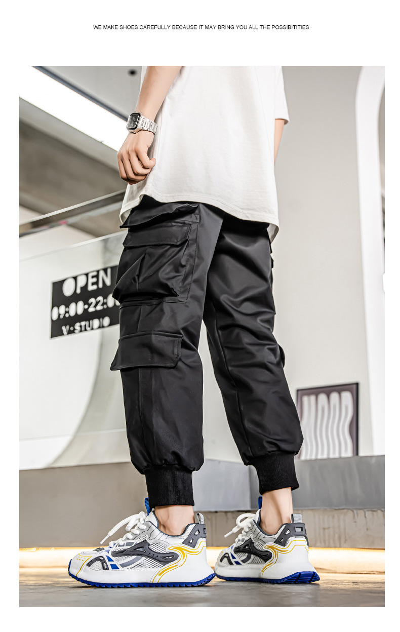 Baskets casual respirantes en mesh à blocs de couleurs pour homme detail 10