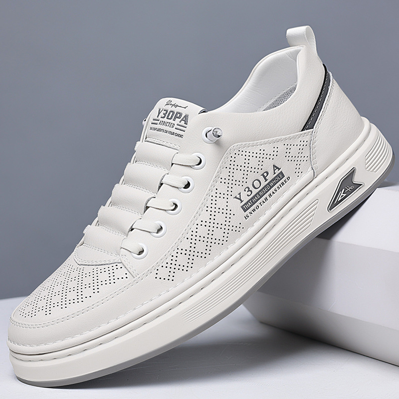 Atmungsaktive Herren-Freizeitschuhe mit Perforation & Schnürung 2