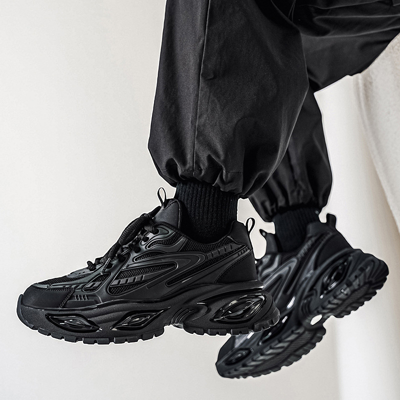 Atmungsaktive Plateau-Sneaker für Herren mit Mesh und Dämpfung 4