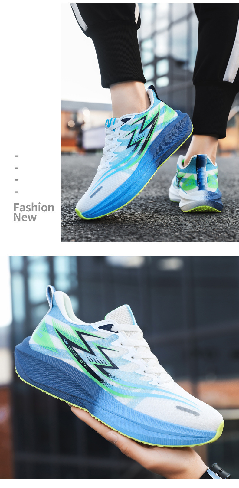 Scarpe da corsa unisex leggere e traspiranti con lacci detail 20