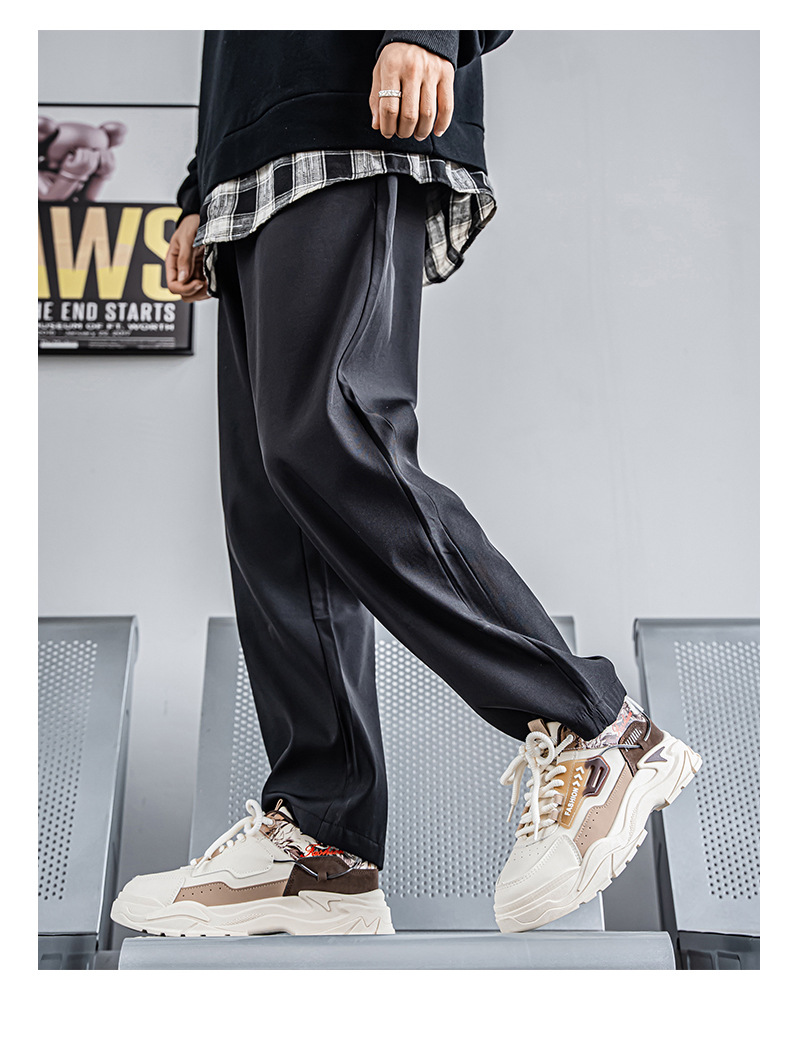 Men's Colorblock Cushioned Platform Casual Shoes detail 8