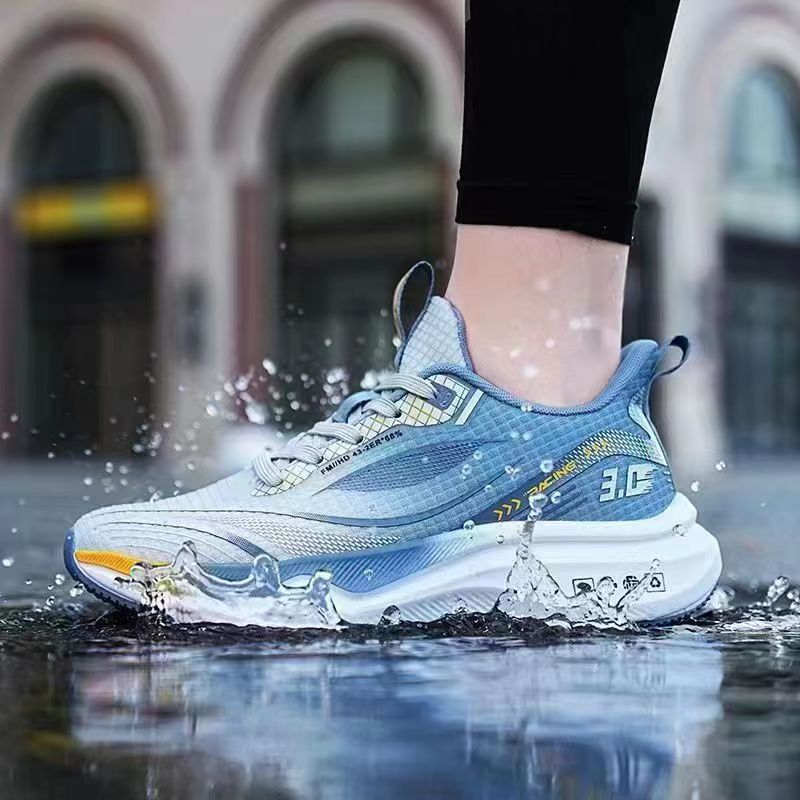Men's Breathable Cushioned Mesh Running Shoes detail 13