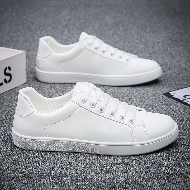 Minimalistische PU-Leder Freizeitschuhe für Herren zum Schnüren 5