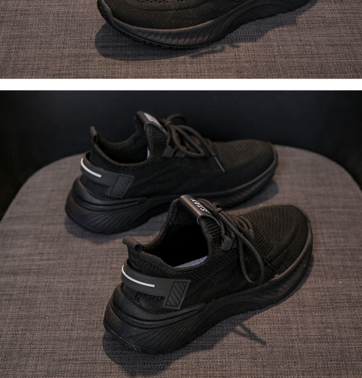 Women's Breathable Mesh Lace-Up Casual Sneakers detail 11