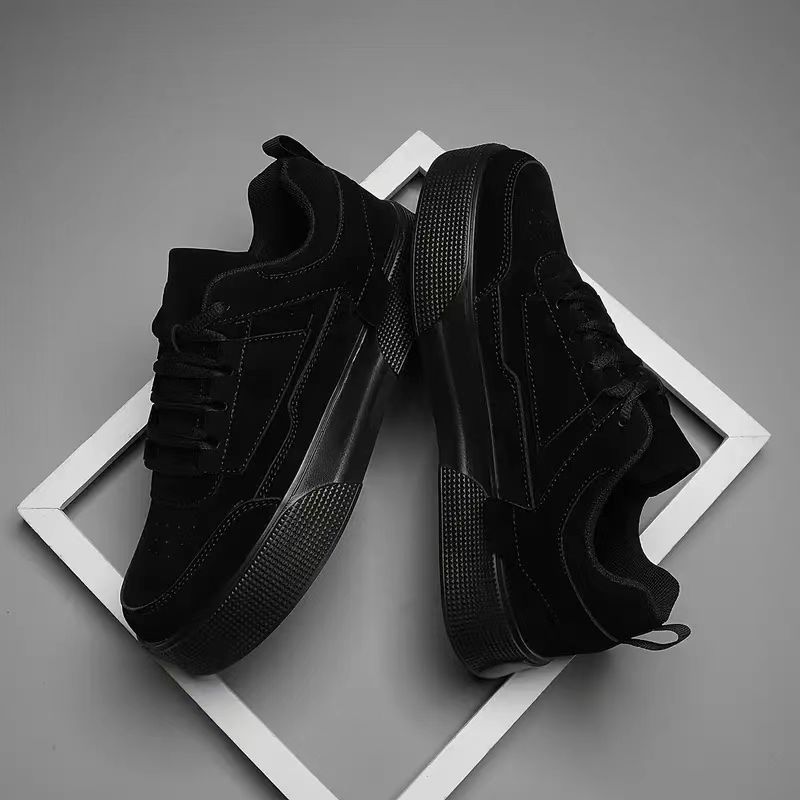 Chaussures casual unies à lacets et antidérapantes pour hommes detail 20