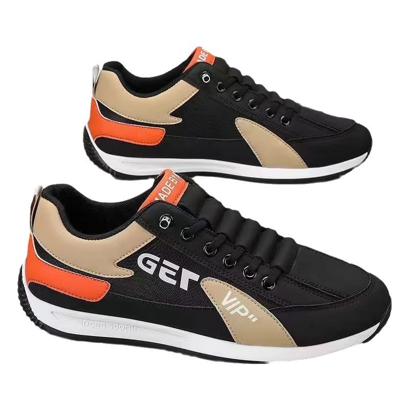 Casual herenschoenen met kleurvlakken en antislipzool 6