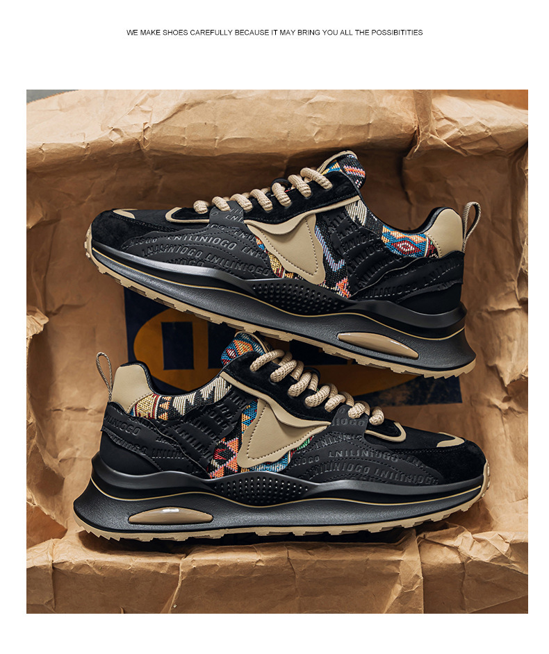 Zapatillas de deporte casuales para hombre estilo étnico detail 14