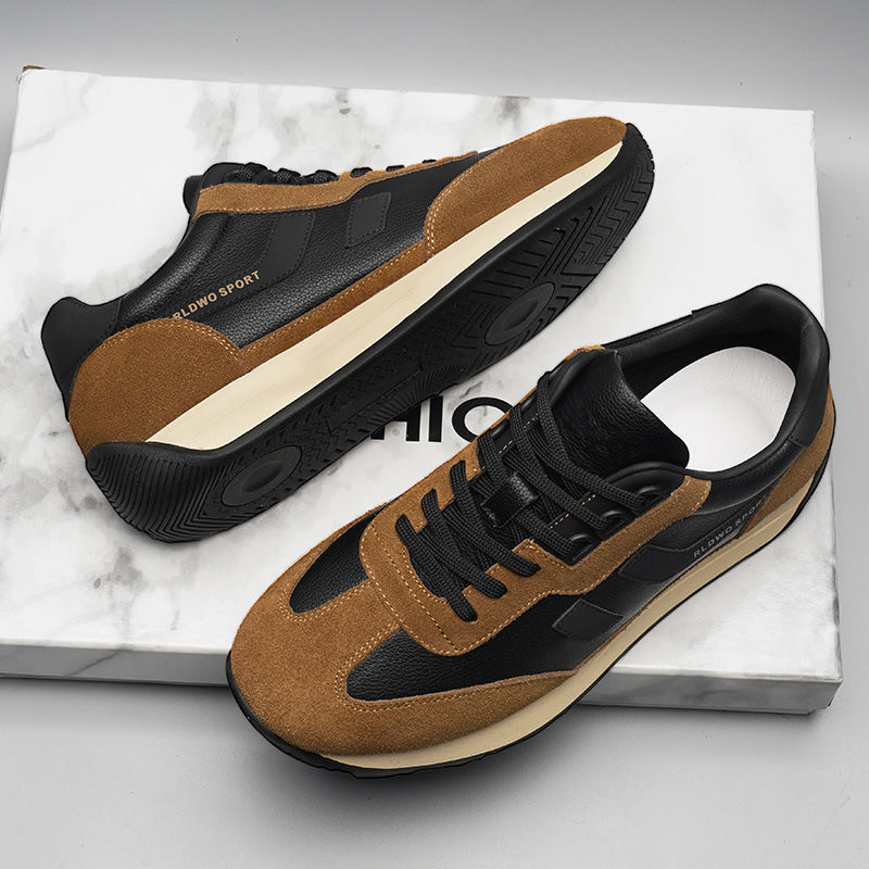 Men's Vintage Cushioned Lace-Up Casual Sneakers 4