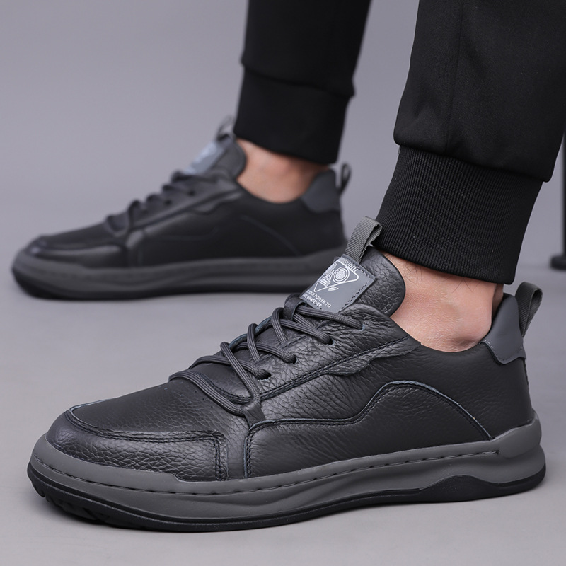 Men's Leather Lace-Up Casual Shoes 5