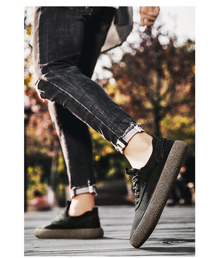 Atmungsaktive Freizeitschuhe für Herren mit Schnürung detail 2