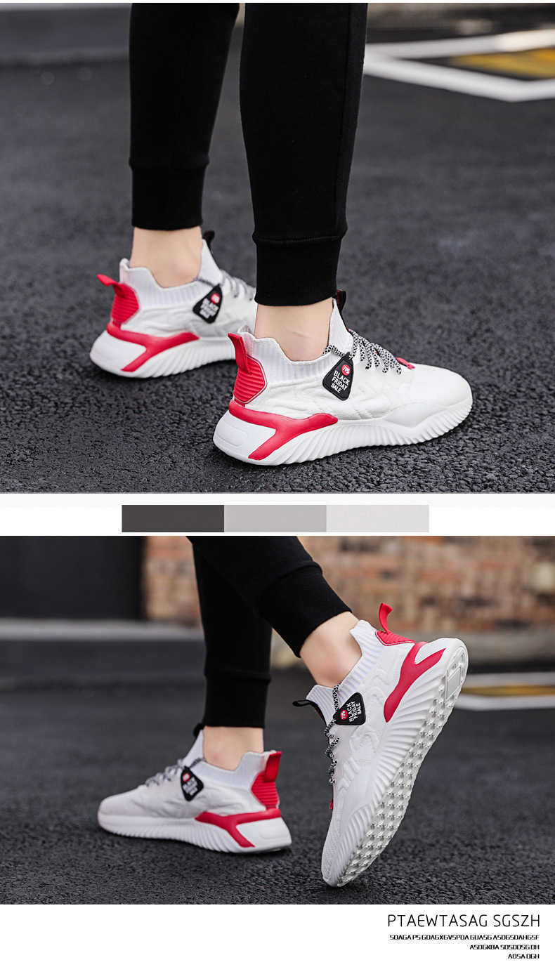 Atmungsaktive Herren-Laufschuhe aus Strick mit Dämpfung detail 6