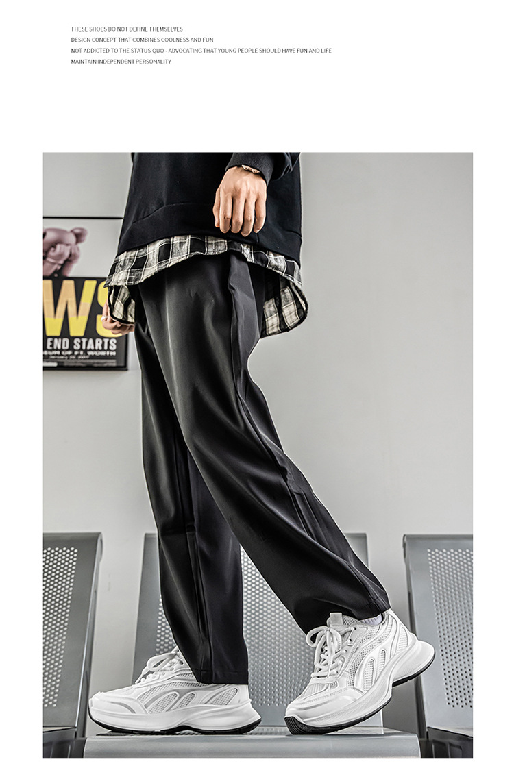 Sneakers da uomo con plateau, traspiranti e ammortizzate detail 1