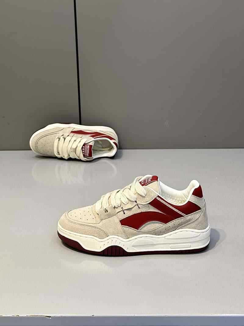 Zapatillas de skate unisex de ante con cordones y diseño color block detail 12