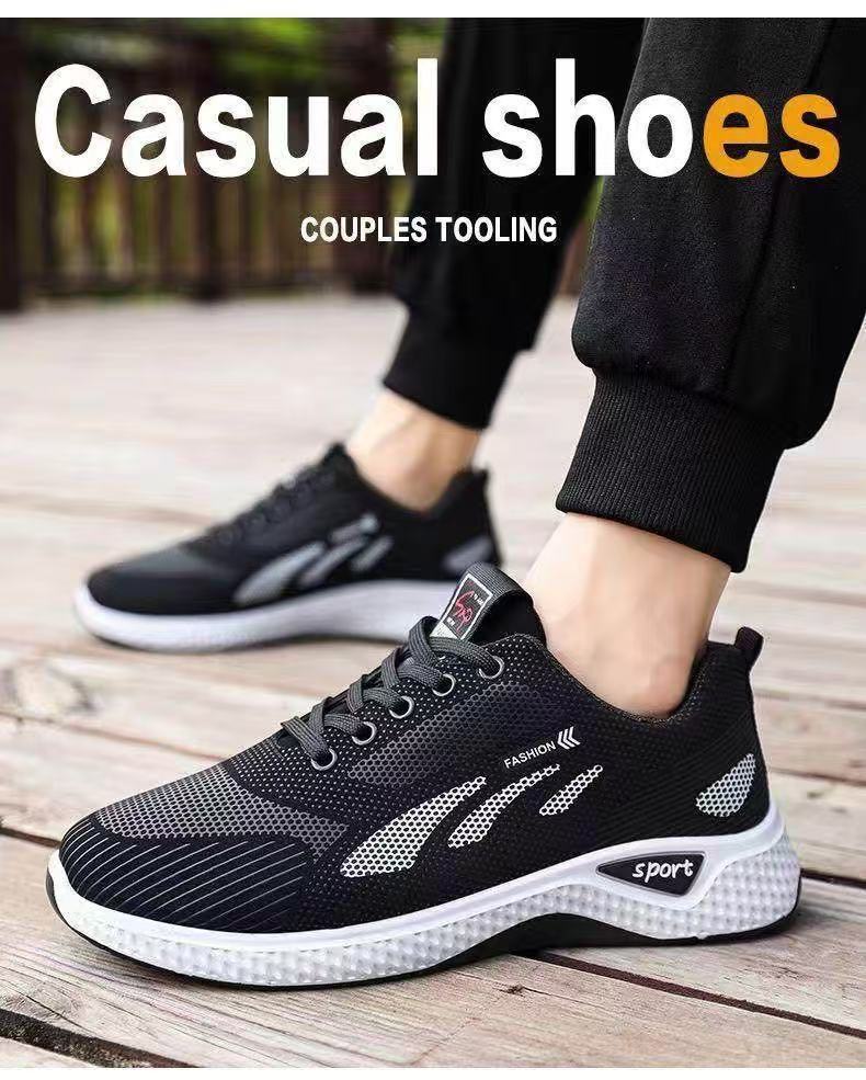 Scarpe da corsa da uomo leggere e traspiranti in mesh detail 2