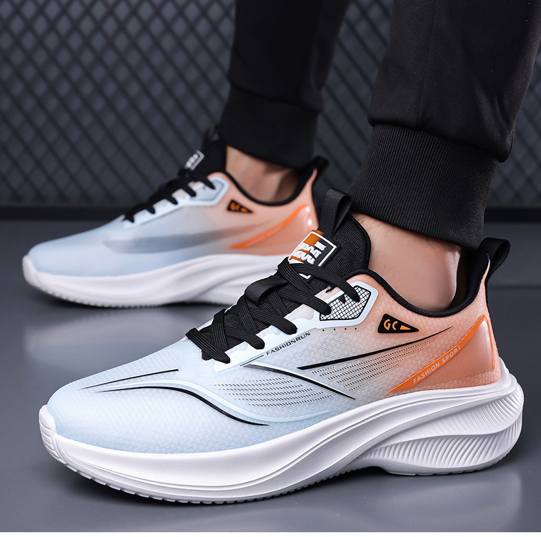 Men's Breathable Cushioned Running Shoes detail 4