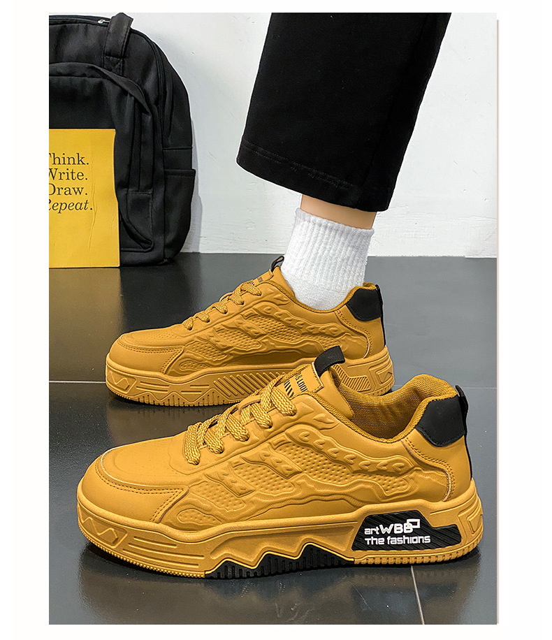 Sneakers chunky stringate da uomo – Scarpe casual antiscivolo detail 14