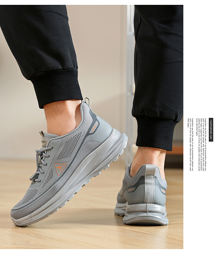 Lichte en ademende mesh hardloopschoenen voor heren detail 16