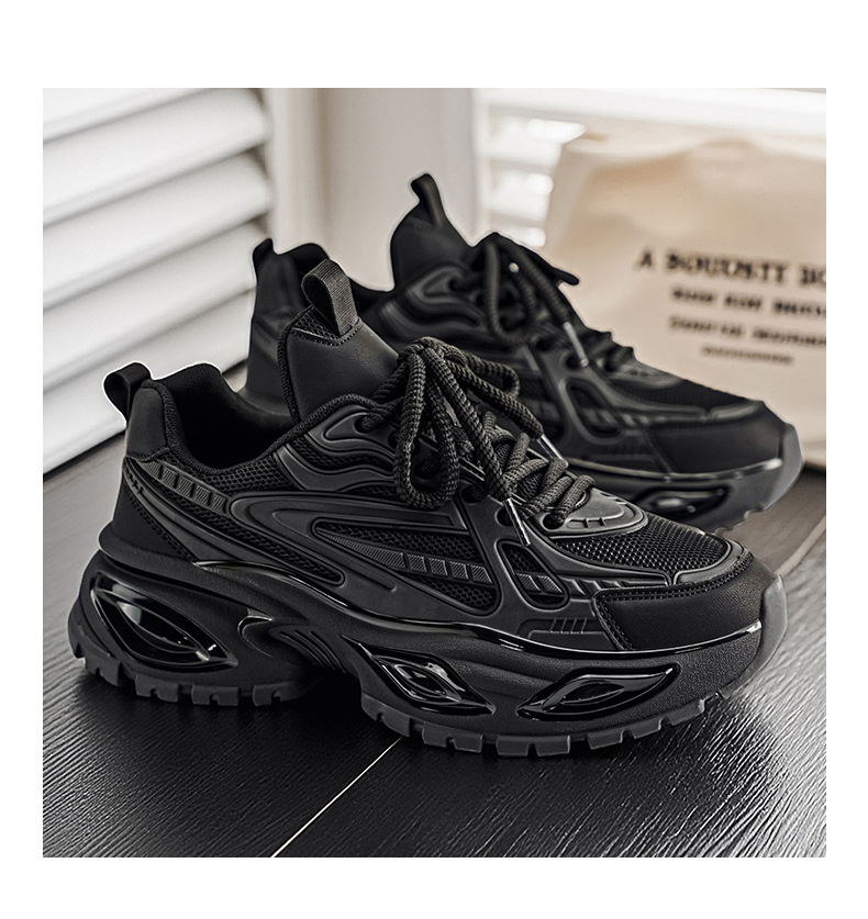 Atmungsaktive Plateau-Sneaker für Herren mit Mesh und Dämpfung detail 8