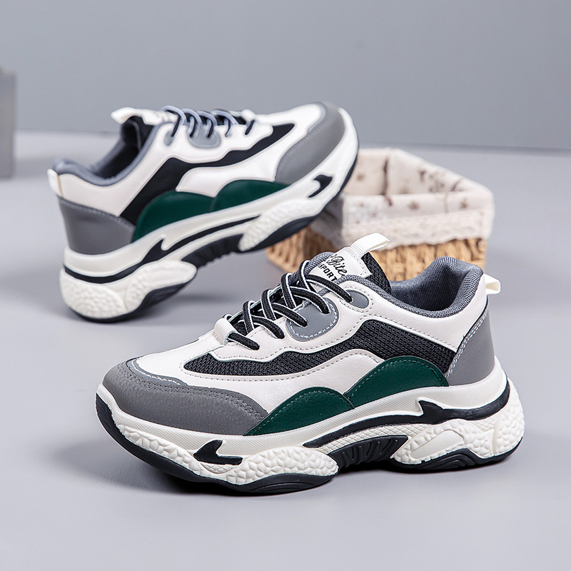 Women's Breathable Colorblock Platform Casual Sneakers 3