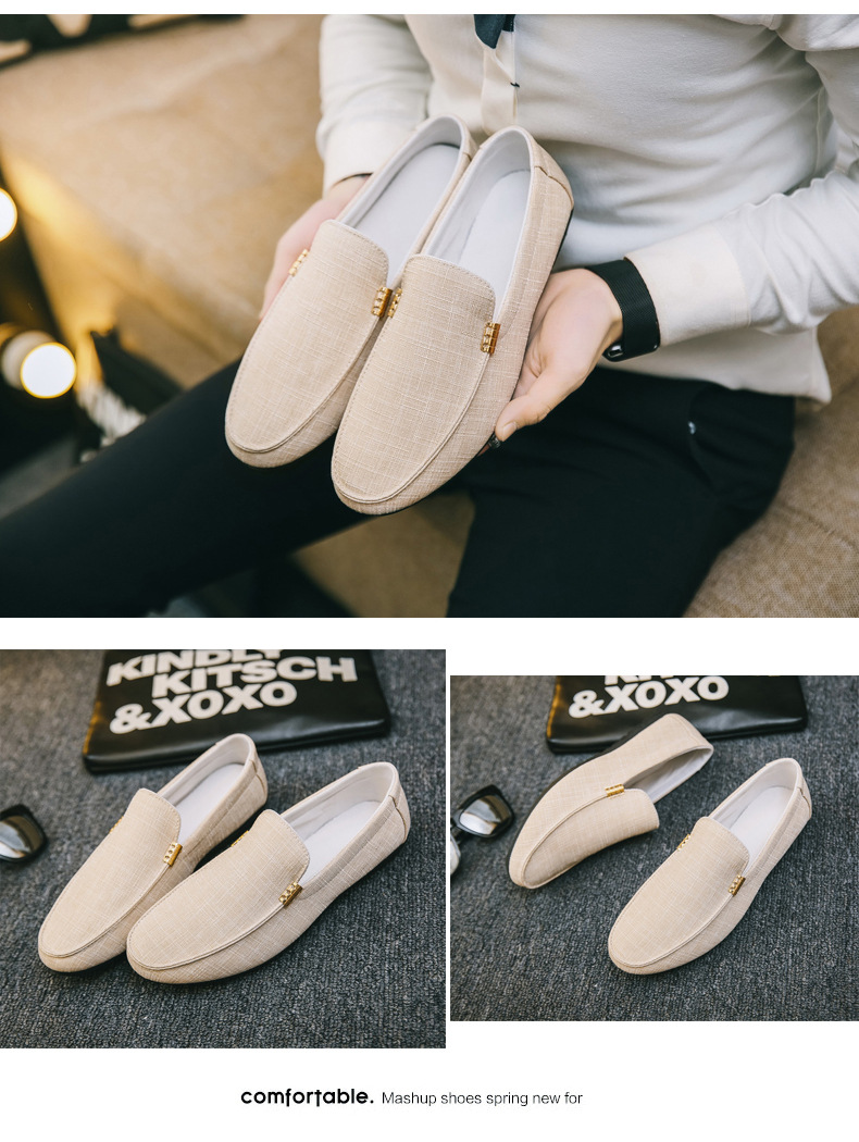 Men's Lightweight Canvas Slip-On Casual Shoes detail 11