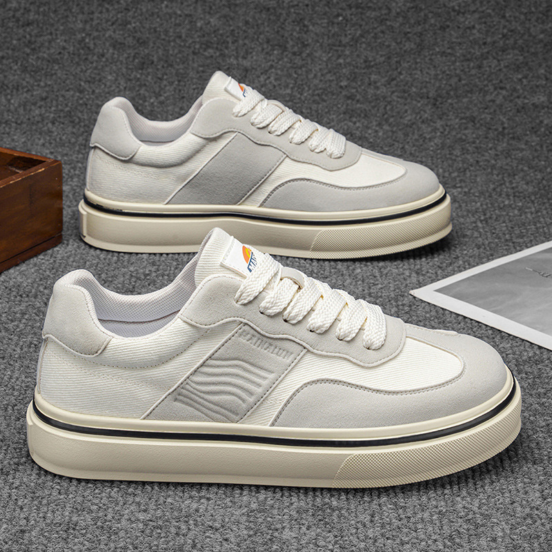 Herren Freizeitschuhe mit Schnürung, Colorblocking & Plateau 3