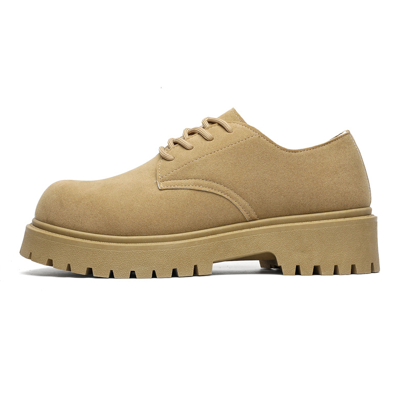 Men's Chunky Platform Lace-Up Casual Shoes 6