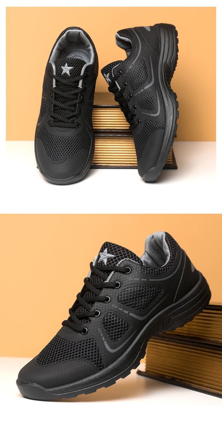 Lichte en ademende mesh hardloopschoenen voor heren detail 15