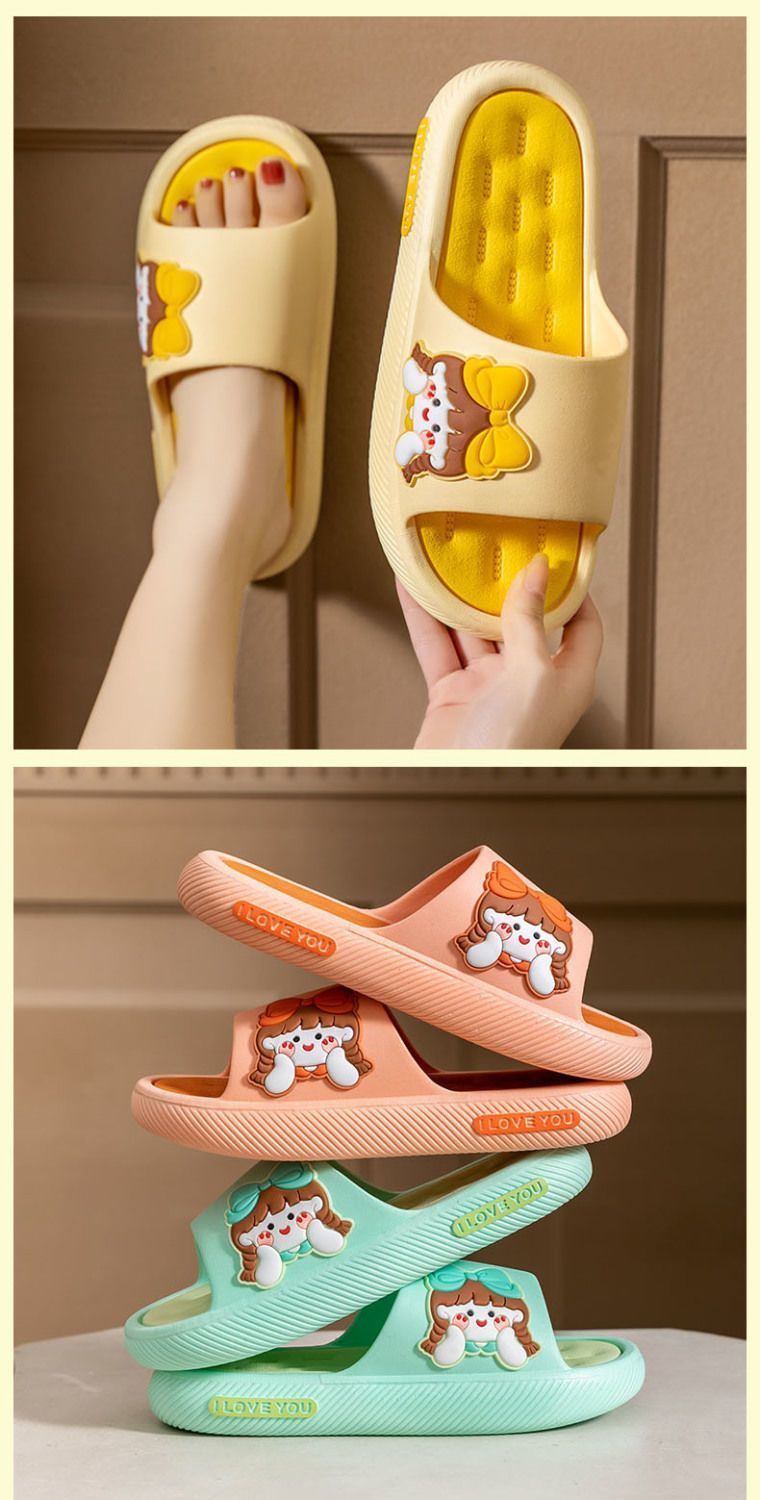 Women's Cushioned Platform Open-Toe Slippers detail 5