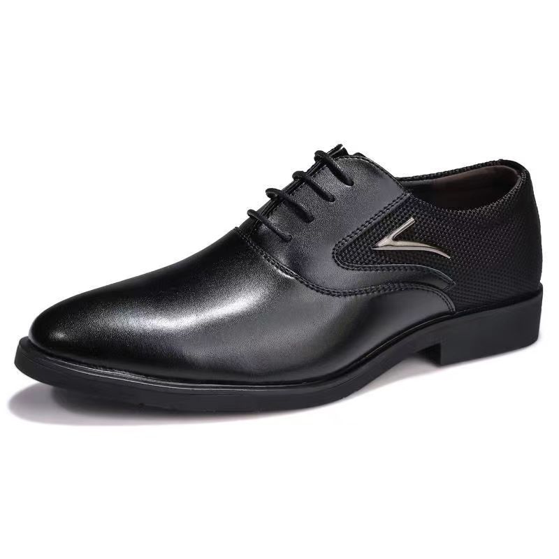 Elegante veterschoenen met spitse neus voor heren 6
