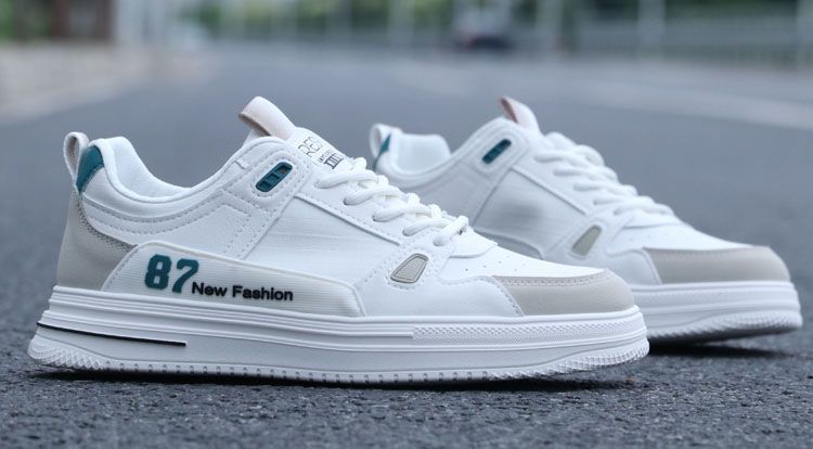 Baskets casual à lacets colorblock pour homme detail 7