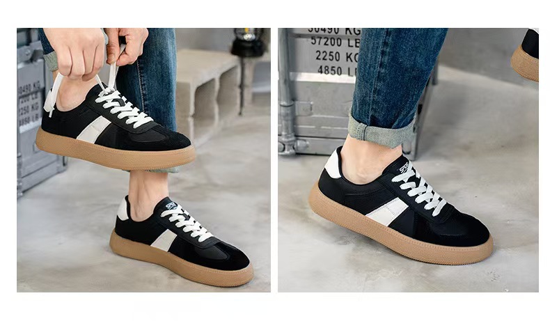 Men's Vintage Leather Lace-Up Casual Shoes detail 11