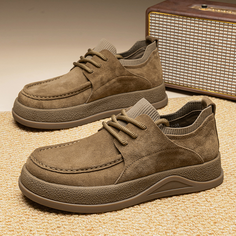 Men's Suede Cushioned Slip-On Casual Shoes 4