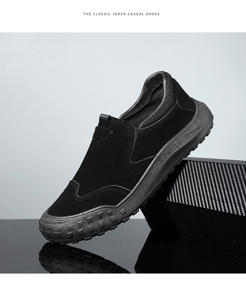 Rutschfeste Herren-Freizeitschuhe zum Hineinschlüpfen detail 16