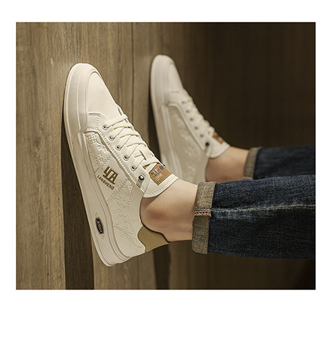 Men's Lace-Up Non-Slip Low-Top Casual Shoes detail 7