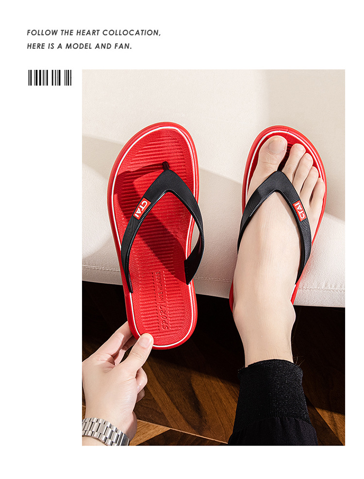 Men's Lightweight Non-Slip Casual Flip-Flops detail 4