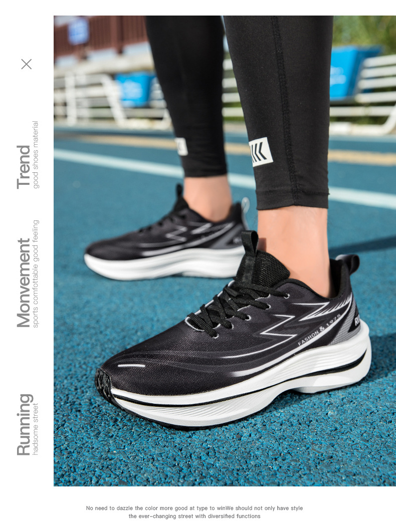 Unisex ademende hardloopschoenen met demping detail 8