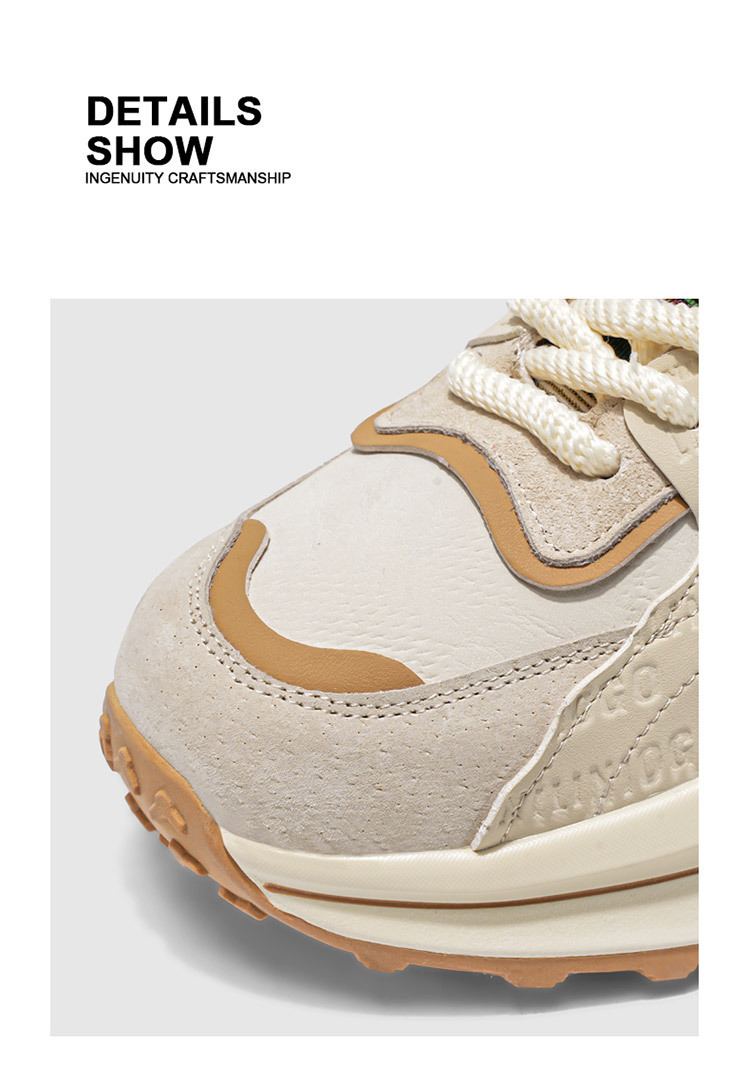 Men's Colorblock Cushioned Lace-Up Casual Sneakers detail 2
