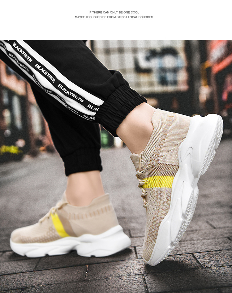 Scarpe da corsa da uomo leggere e traspiranti in mesh detail 8